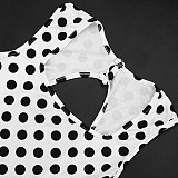 2026 Fashionable Slim Fit Polka Dot Jumpsuit RS-26JP025