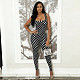2026 Fashionable Slim Fit Polka Dot Jumpsuit RS-26JP025