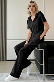 2026 New Summer Hooded Sweatshirt and Wide-Leg Pants Sports Two-Piece Set SNN-211522