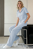 2026 New Summer Hooded Sweatshirt and Wide-Leg Pants Sports Two-Piece Set SNN-211522