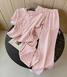 2026 New Summer Hooded Sweatshirt and Wide-Leg Pants Sports Two-Piece Set SNN-211522
