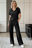 2026 New Summer Hooded Sweatshirt and Wide-Leg Pants Sports Two-Piece Set SNN-211522