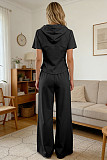 2026 New Summer Hooded Sweatshirt and Wide-Leg Pants Sports Two-Piece Set SNN-211522