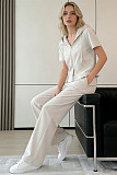2026 New Summer Hooded Sweatshirt and Wide-Leg Pants Sports Two-Piece Set SNN-211522