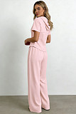 2026 New Summer Hooded Sweatshirt and Wide-Leg Pants Sports Two-Piece Set SNN-211522
