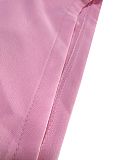 Sexy Lapel Button-Down Halter Neck Off-Shoulder Suit Vest and Shorts Two-Piece Set RS-M6001