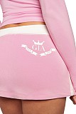 Sexy Halter Neck Spaghetti Strap Shorts Bodycon Skirt Two-Piece Set FC-1462