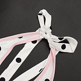Fashionable and Fresh Fitted Halter Neck Polka Dot Color Block Set RS-26ST096
