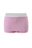 Sexy Halter Neck Spaghetti Strap Shorts Bodycon Skirt Two-Piece Set FC-1462