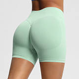 Women's Fitness Shorts High Waist Hip Lifting Sports Shorts Tight Quick Dry Yoga Shorts