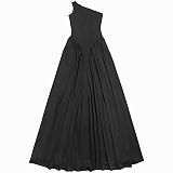 Fashionable and Elegant Waist-Defining Backless Slim-Fit Off-Shoulder Dress BY-7680