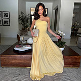 Fashionable and Elegant Waist-Defining Backless Slim-Fit Off-Shoulder Dress BY-7680