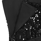 Sexy Sequined Spaghetti Strap Revealing Backpack Dress BY-7691