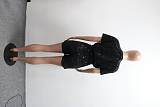 Fashionable Sequined Crew Neck Short-Sleeved Printed Crop Top and Shorts Two-Piece Set CYA-902337