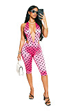 2026 Summer New Arrival Sleeveless Polka-Dot Print Slim-Fit Matching Set In Stock CM-60407