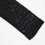 Sexy Slim Fit Round Neck Polyester Mesh Patchwork Milk Silk Long Sleeve Jumpsuit CYA-902361