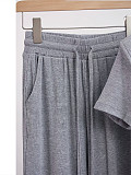 Casual Pullover Short-Sleeve Loose-Fit Straight-Leg Pocket Set SSN-211524