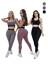 Sexy Crossback Sports Shockproof Underwear and Pants Set