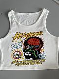 New Short-Sleeve Sporty Fitted Tank Top RS-3134