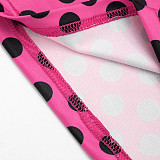 New Fashionable Polka Dot Print Strapless Fitted Bodycon Dress RS-26DS072