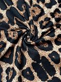 Fashionable Leopard-Print Sexy Bra and Lace Cropped Shorts Set RS-TW842