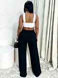 Sexy and Elegant Strapless Top and Strappy Trousers Set RS-L345