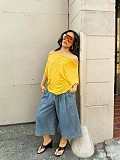 2026 Fashionable Casual Wide-Leg Jeans YUNM-59075