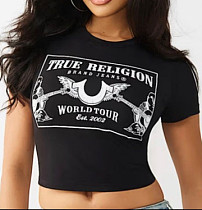 Minimalist and Stylish Letter Print Cropped Crop Top RS-1296