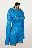 Sporty Elastic Zipper Hooded Coat Shorts And Jacket Set Two Pieces XS-K26L2395