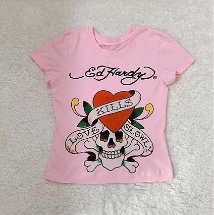 New Summer Short-Sleeve Retro Print T-Shirt RS-1499