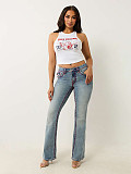 True Religion Sleeveless Crop Top Vest Wholesale HMY-2026059