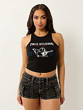 True Religion Sleeveless Crop Top Vest Wholesale HMY-2026059