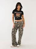 Tiger Printed Short Sleeved T-shirt Top HMY-2026058