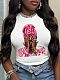 Summer Fashion Sexy Characters-printed Crop Top Vest HMY-2026057