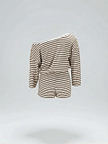 Casual Striped Off-the-Shoulder Top and Shorts Set HANI-SY017