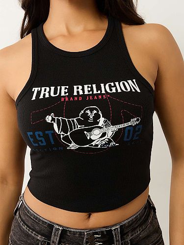 True Religion Sleeveless Crop Top Vest Wholesale HMY-2026059