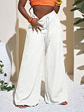 Casual High-Waisted Drawstring Pleated Loose-Fit Wide-Leg Pants HANI-SY031