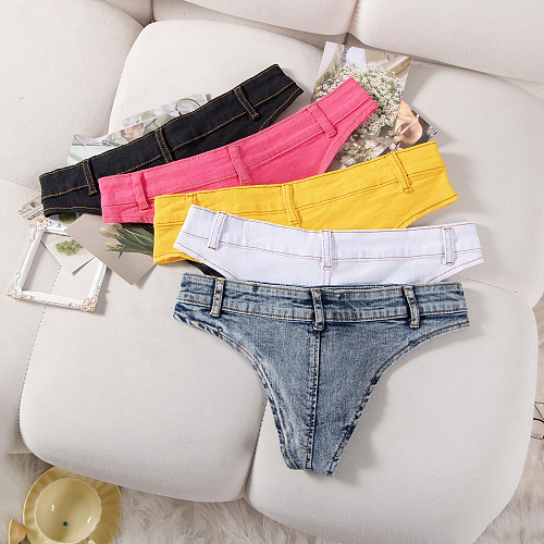 New Sexy Low-Rise Denim Hot Pants FB-615