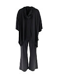Casual & Relaxed Slimming Hoodie High-Stretch Wide-Leg Pants Set HANI-MC019