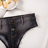 Sexy Distressed Ultra-Short Denim Hot Pants FB-620