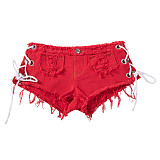 Sexy Summer Low-Rise Slimming Denim Shorts FB-616