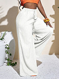 Casual High-Waisted Drawstring Pleated Loose-Fit Wide-Leg Pants HANI-SY031