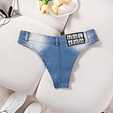 Sexy Distressed Ultra-Short Denim Hot Pants FB-620