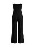 Stylish Strapless Wide-Leg Jumpsuit With Bow Detail HANI-SY029