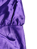 New Sexy Satin Halter Mini Party Dress With Deep Open Back HANI-TY027