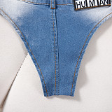 Sexy Distressed Ultra-Short Denim Hot Pants FB-620