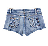 Sexy Low-Rise Denim Shorts (Hot Pants) FB-646