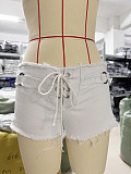 Sexy Low-Rise Distressed Denim Shorts FB-651