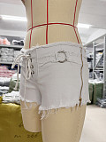 Sexy Low-Rise Distressed Denim Shorts FB-651