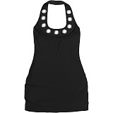 Sexy U-Neck Halter Backless Bodycon Dress DLS-04929